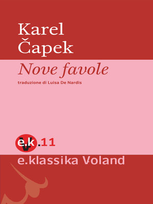 cover image of Nove favole